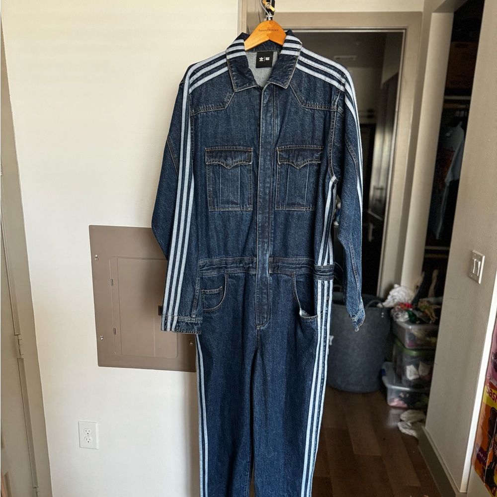 Ivy Park x Adidas Denim Jumpsuit/ Boilersuit